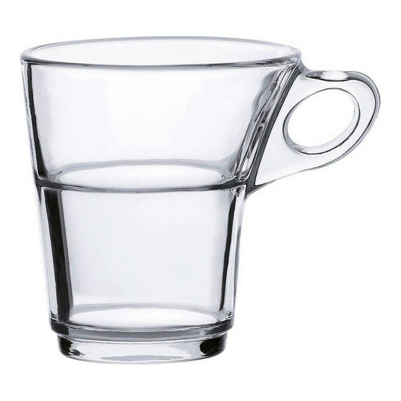 Ensemble de 6 tasses à café Duralex Caprice Verre Transparent 90 ml - Acheter à 9,25 € seulement chez Collector's Boutique