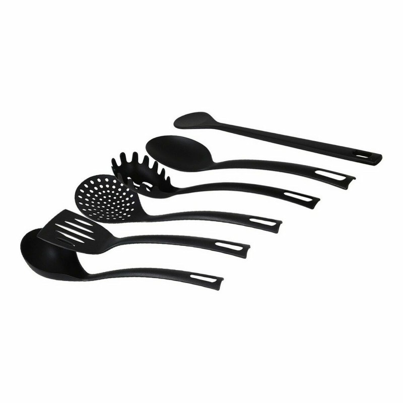 Set d'Ustensiles de Cuisine Quttin Noir Nylon (6 pcs) - Acheter à 8,24 € seulement chez Collector's Boutique