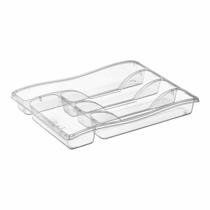 Range-couverts Privilege Transparent Plastique (33 x 25 x 5 cm) - Acheter à 1,46 € seulement chez Collector's Boutique