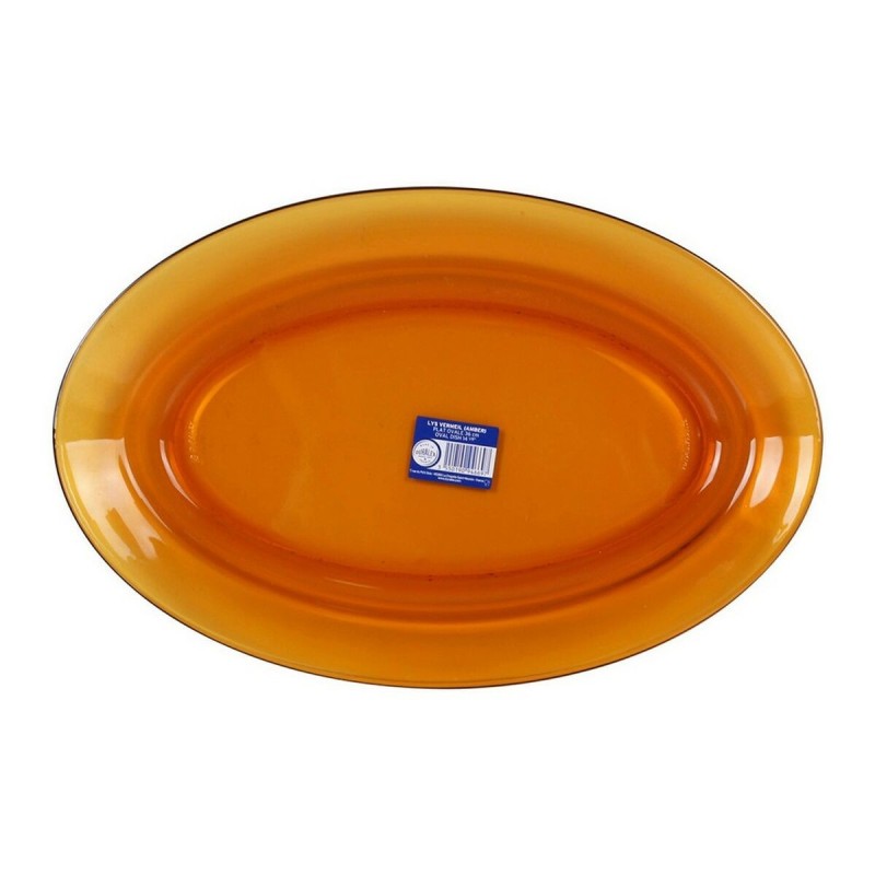 Plat à Gratin Duralex Picardie Verre Ambre Ovale (Ø 36 cm) - Acheter à 6,83 € seulement chez Collector's Boutique