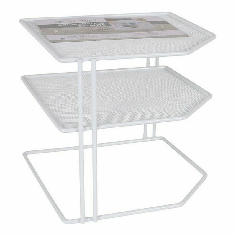 Etagère Confortime Métal Blanc Organisateur (23 x 23 x 20 cm) - Acheter à 8,26 € seulement chez Collector's Boutique