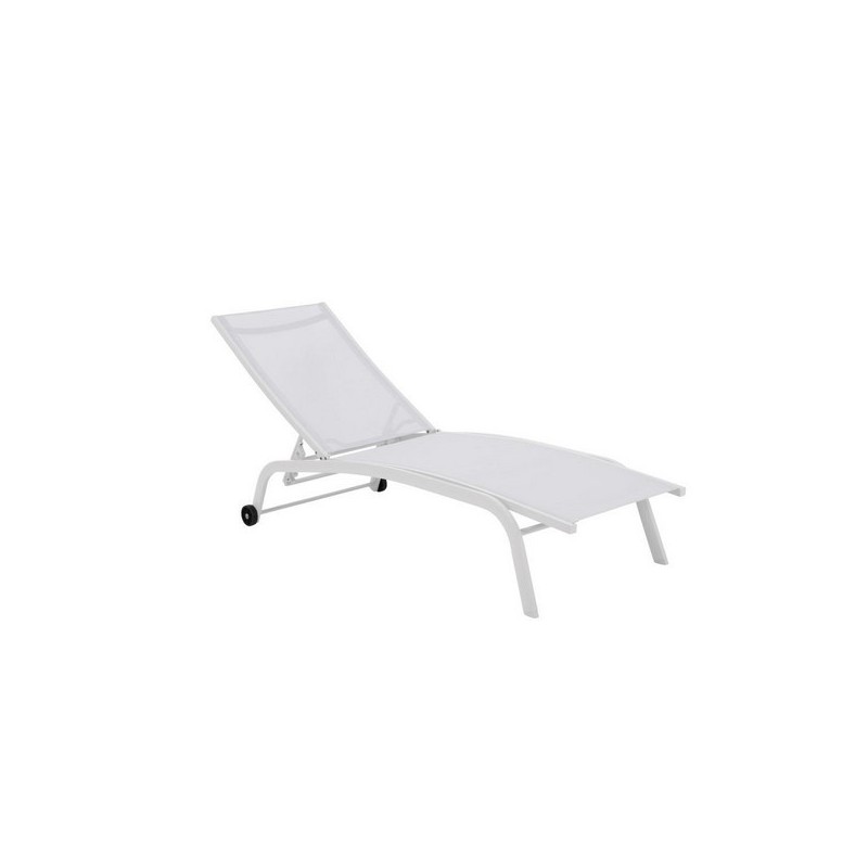 Chaise longue DKD Home Decor Avec des roues PVC Aluminium (187,5 x 64 x 97 cm) - Acheter à 141,11 € seulement chez Collector's B