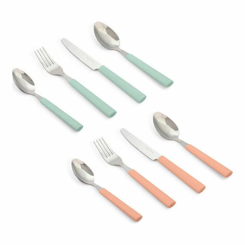 Ensemble de Couverts Acier inoxydable Plastique (4 pcs) - Acheter à 1,15 € seulement chez Collector's Boutique