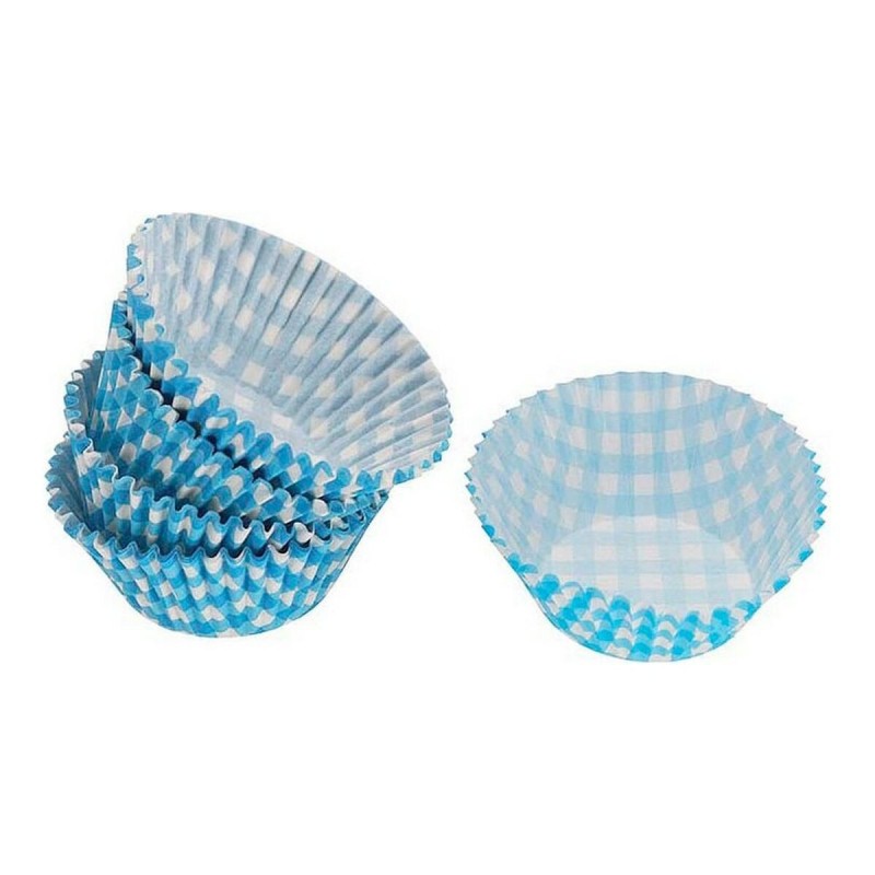 Ensemble de moules à pâtisserie Bleu Jetable (50 pcs) - Acheter à 0,90 € seulement chez Collector's Boutique