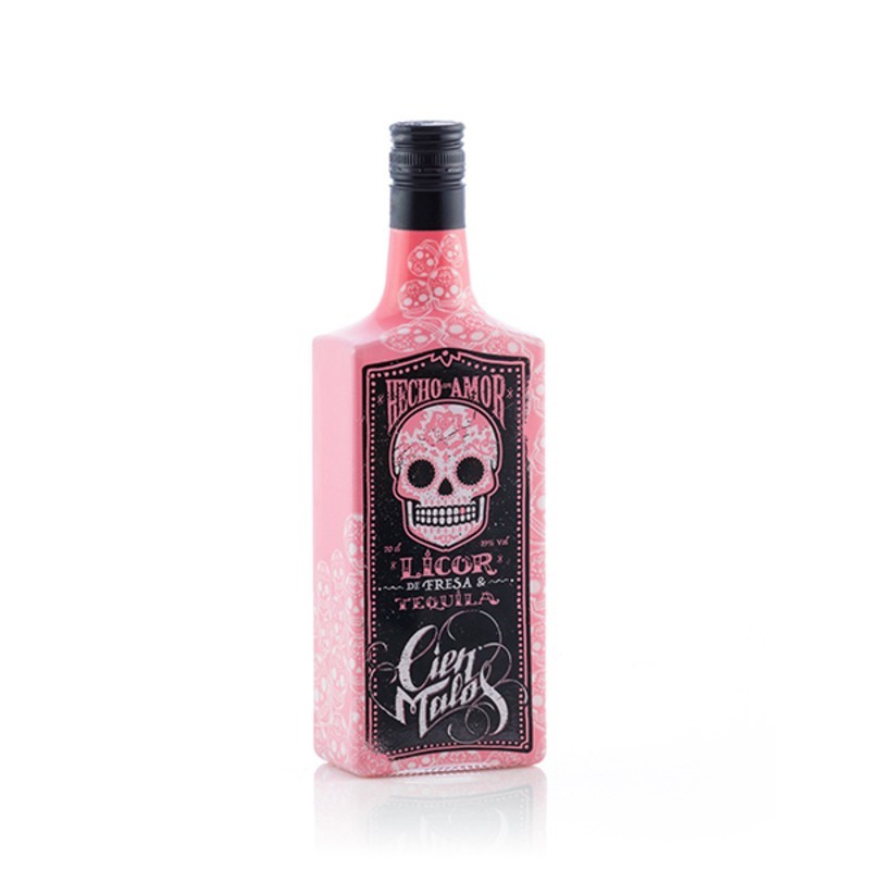 Tequila à la liqueur de fraise Cien Malos - Acheter à 22,21 € seulement chez Collector's Boutique