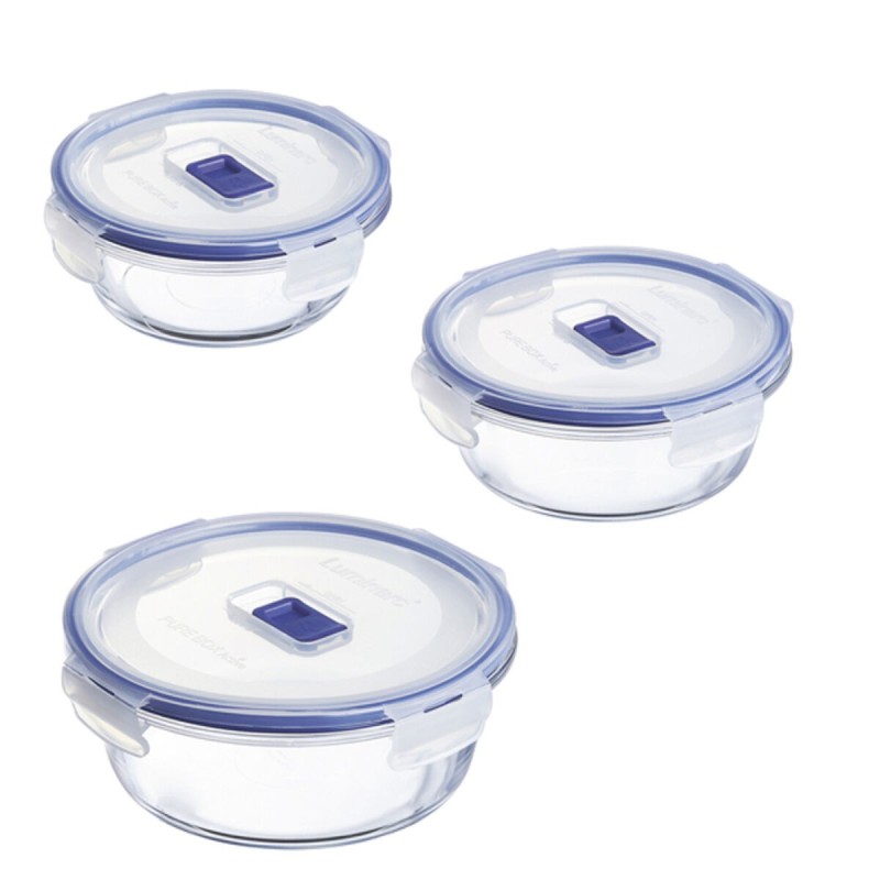 Ensemble de Boîtes à Lunch Luminarc Pure Box Active (3 pcs) - Acheter à 18,64 € seulement chez Collector's Boutique