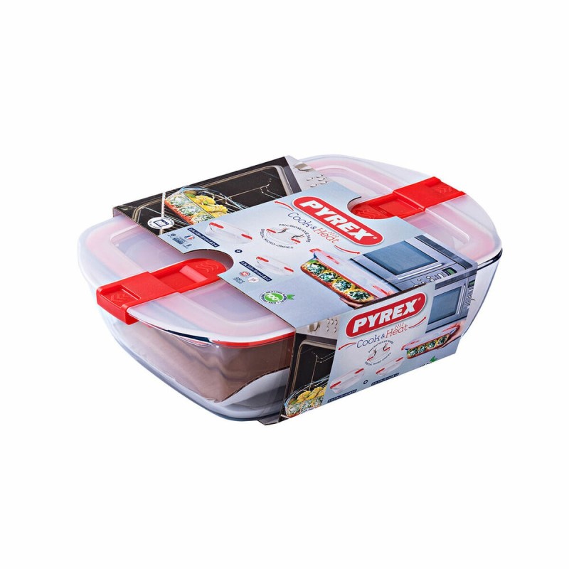 Ensemble de Boîtes à Lunch Pyrex Cook & Heat Verre Transparent (2 pcs) - Acheter à 28,26 € seulement chez Collector's Boutique