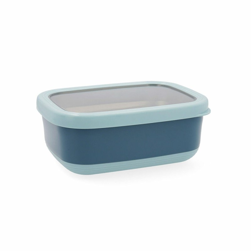 Boîte à lunch Quid Bleu Métal Silicone (1,4 L) - Acheter à 11,41 € seulement chez Collector's Boutique