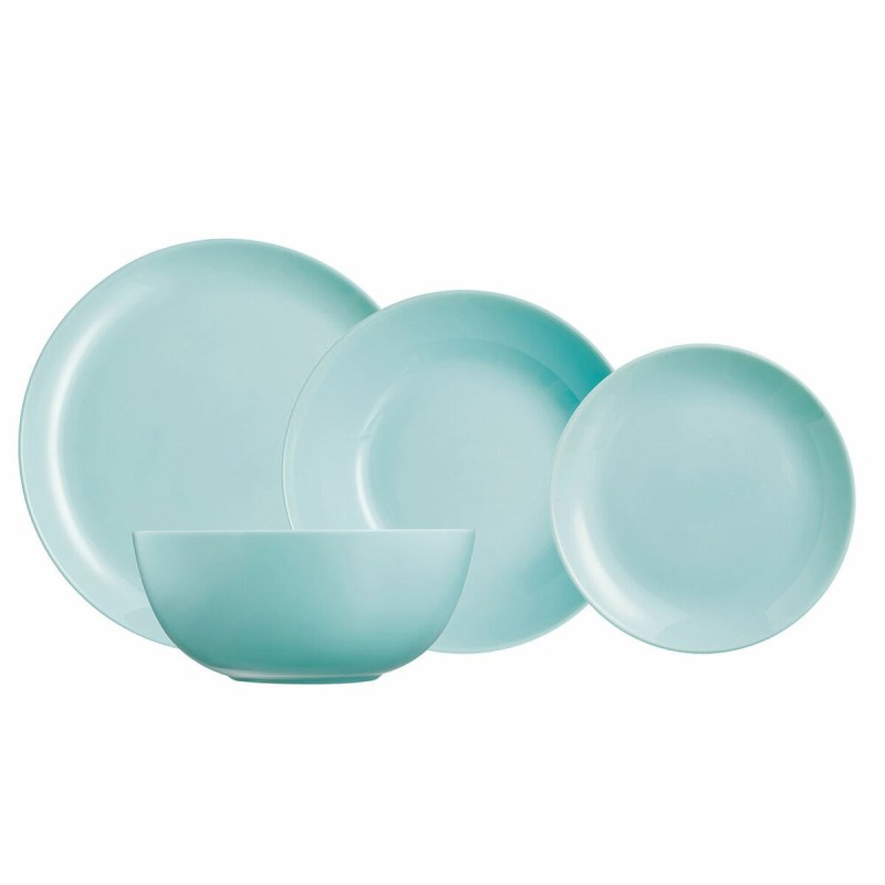 Assietes Luminarc Diwali Turquoise verre (19 pcs) - Acheter à 32,99 € seulement chez Collector's Boutique