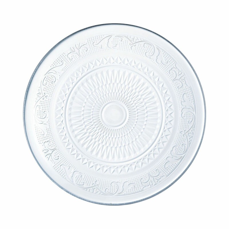 Assiette plate Luminarc Sixtine Transparent verre (Ø 25 cm) - Acheter à 2,83 € seulement chez Collector's Boutique