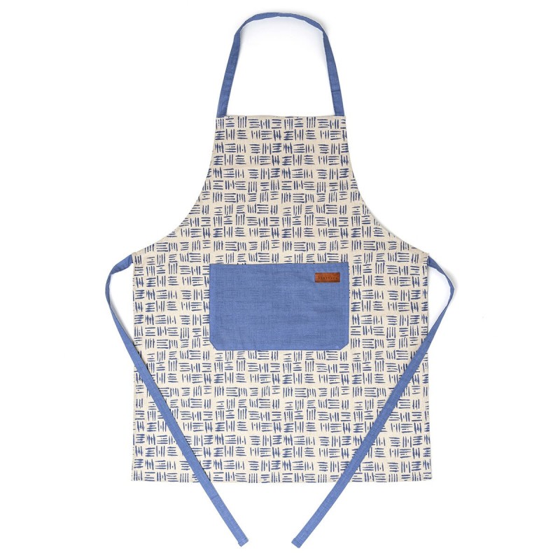 Tablier avec Poche Vinthera Vinthera Bleu Coton (60 x 75 cm) (Pack 12x) - Acheter à 76,24 € seulement chez Collector's Boutique