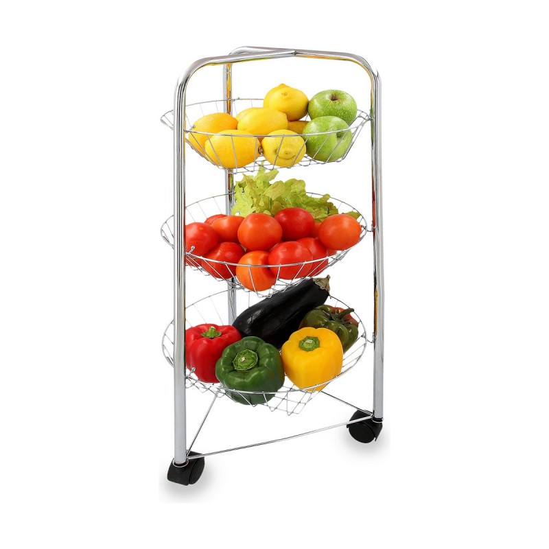 Chariot à légumes Quid Métal Acier Facile à nettoyer (31 x 78  cm) - Acheter à 18,76 € seulement chez Collector's Boutique