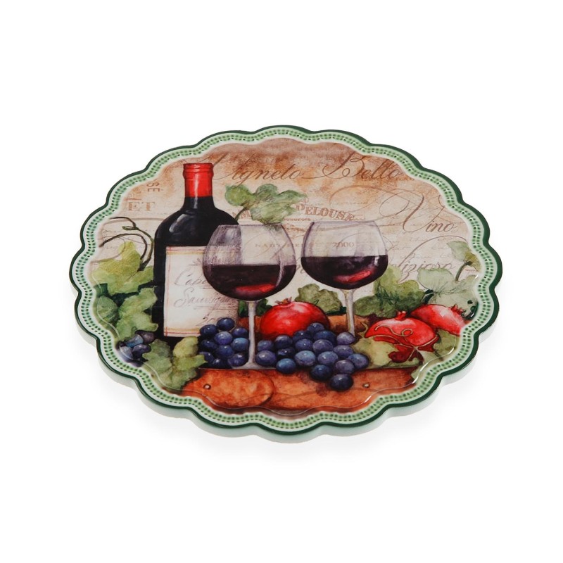 Dessous de plat Versa Rond Vin Céramique Liège (20 x 20 cm) - Acheter à 4,80 € seulement chez Collector's Boutique