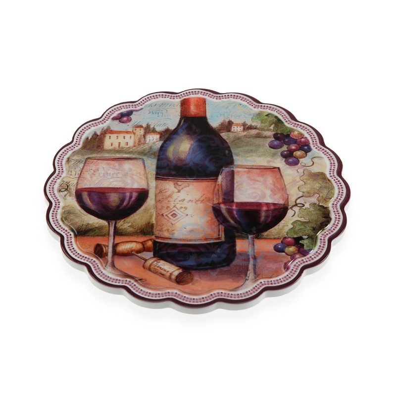 Dessous de plat Versa Rond Vin Céramique Liège (20 x 20 cm) - Acheter à 4,80 € seulement chez Collector's Boutique