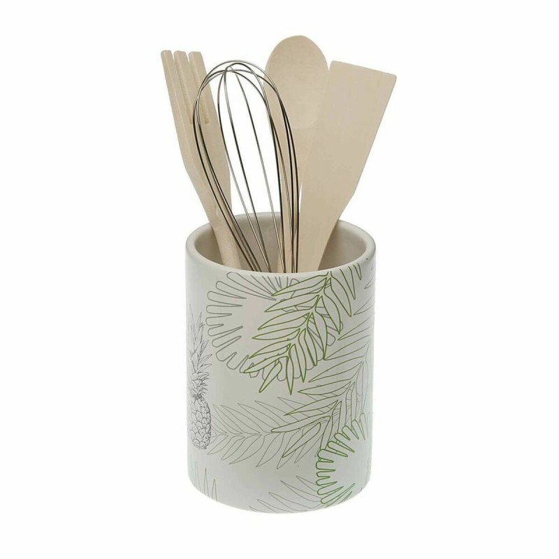 Pot pour ustensiles de cuisine Versa Céramique (10,5 x 14 x 10,5 cm) - Acheter à 6,84 € seulement chez Collector's Boutique