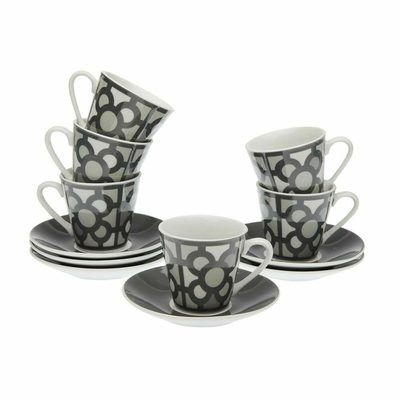 Ensemble de tasses à café Versa Porcelaine (6 Pièces) (5,8 x 6 x 5,8 cm) - Acheter à 13,48 € seulement chez Collector's Boutique