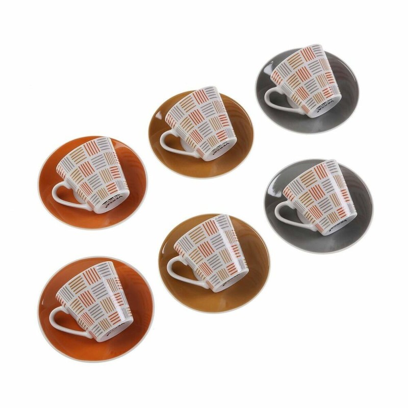 Ensemble de tasses à café Versa Viviana Porcelaine (6 Pièces) (5,8 x 6 x 5,8 cm) - Acheter à 13,48 € seulement chez Collector's 