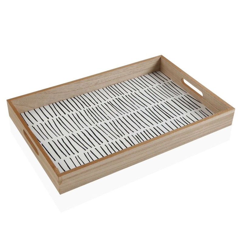 Plateau apéritif Versa New Lines Bois MDF (30 x 5 x 45 cm) - Acheter à 10,45 € seulement chez Collector's Boutique