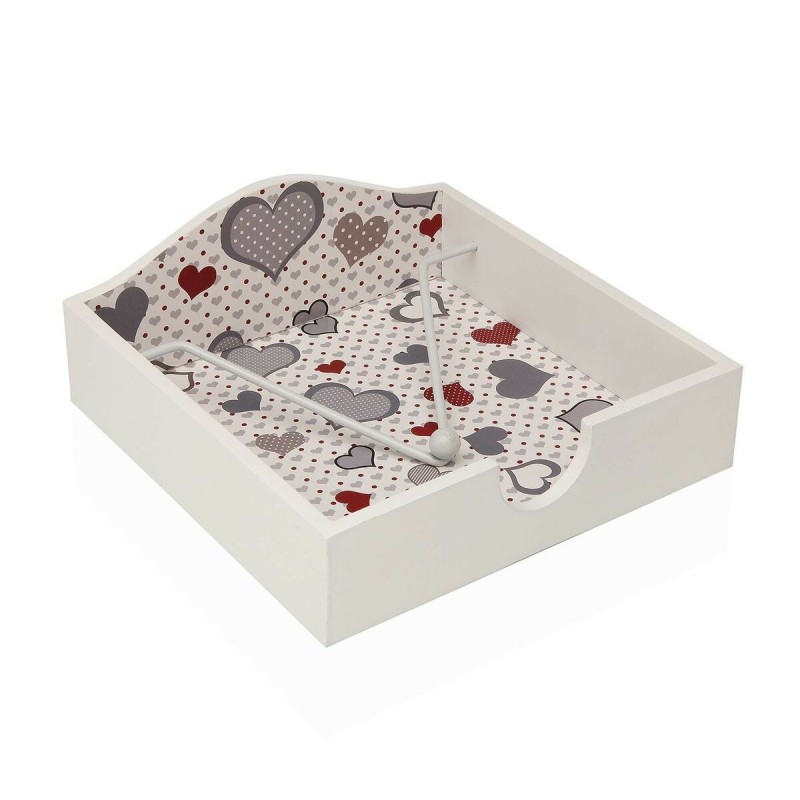 Porte-serviettes Versa Sweet Bois MDF (18 x 7 x 18 cm) - Acheter à 8,81 € seulement chez Collector's Boutique