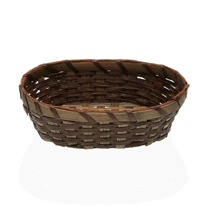 Corbeille à Pain Versa Marron Tressé Bambou Algues marines (15,5 x 6,5 x 21 cm) - Acheter à 3,89 € seulement chez Collector's Bo