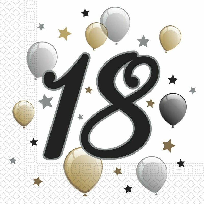 servillettes 10232056 Anniversaire (Reconditionné A) - Acheter à 3,01 € seulement chez Collector's Boutique