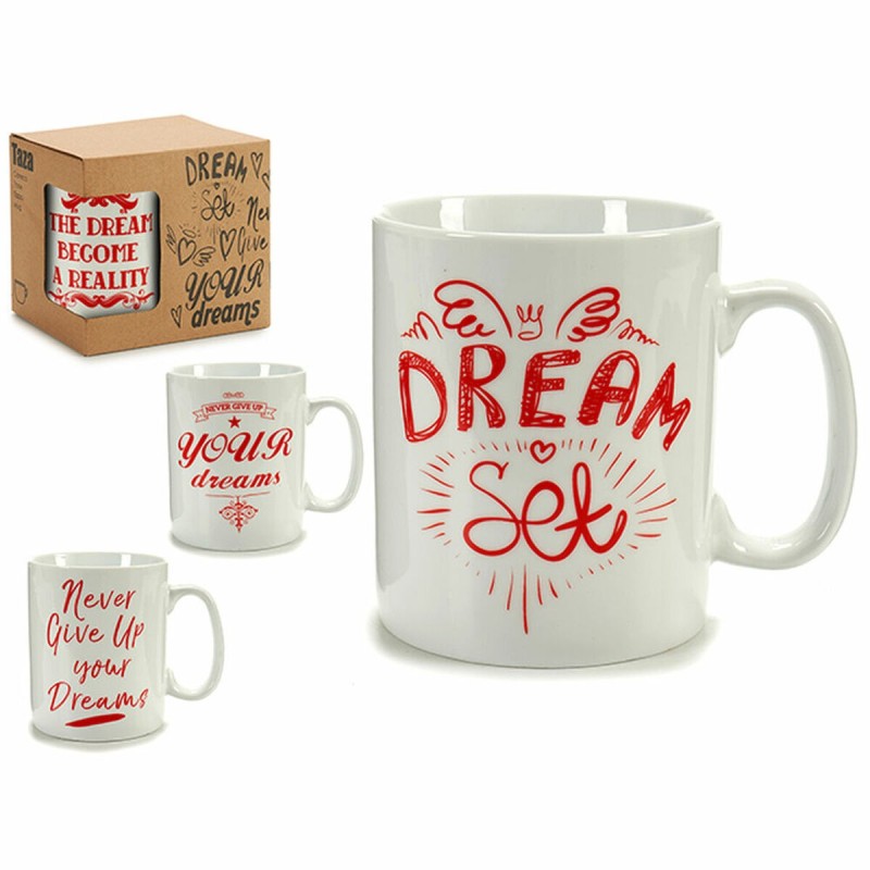 Tasse mug Dream 330 ml Porcelaine Rouge - Acheter à 2,53 € seulement chez Collector's Boutique