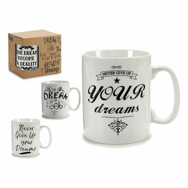 Tasse mug Dream 330 ml Porcelaine Noir - Acheter à 2,53 € seulement chez Collector's Boutique