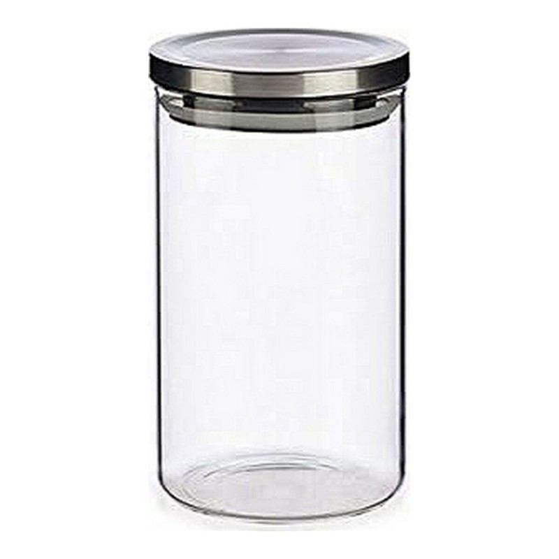 Bocal Vivalto Métal Verre 1000 ml (10 x 18 x 10 cm) - Acheter à 4,69 € seulement chez Collector's Boutique