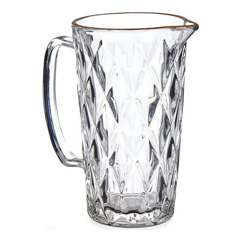 Pichet Diamant Doré Verre 1L (17,8 x 12 x 19,5 cm) - Acheter à 9,44 € seulement chez Collector's Boutique