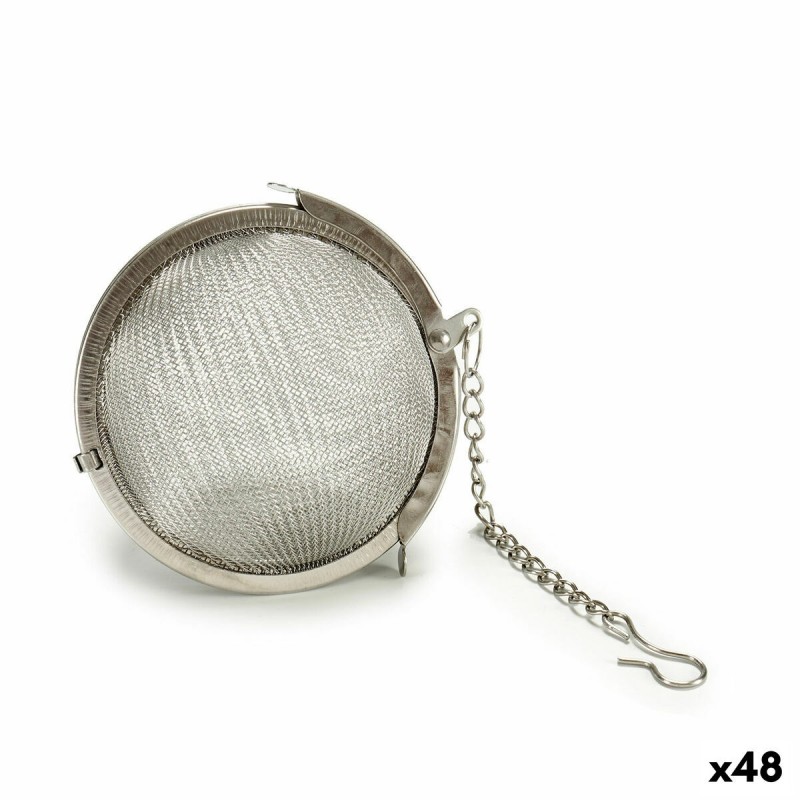 Filtre pour infusions Moyen Ballon Argenté Métal (48 Unités) - Acheter à 70,79 € seulement chez Collector's Boutique