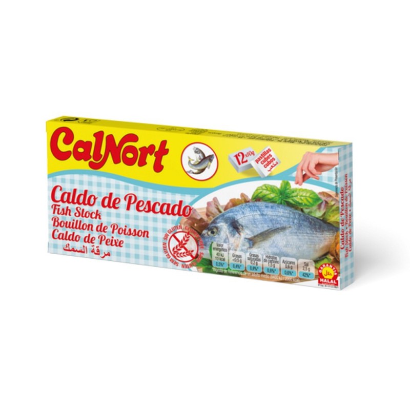 Bouillons Calnort Poisson (12 uds) - Acheter à 0,92 € seulement chez Collector's Boutique