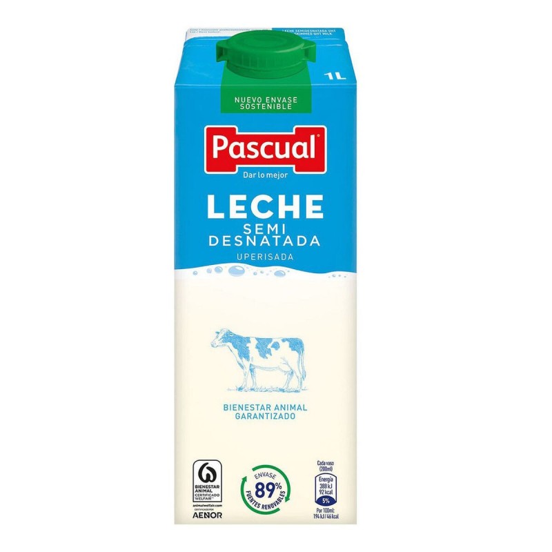 Lait demi-écrémé Pascual (1 L) - Acheter à 1,86 € seulement chez Collector's Boutique