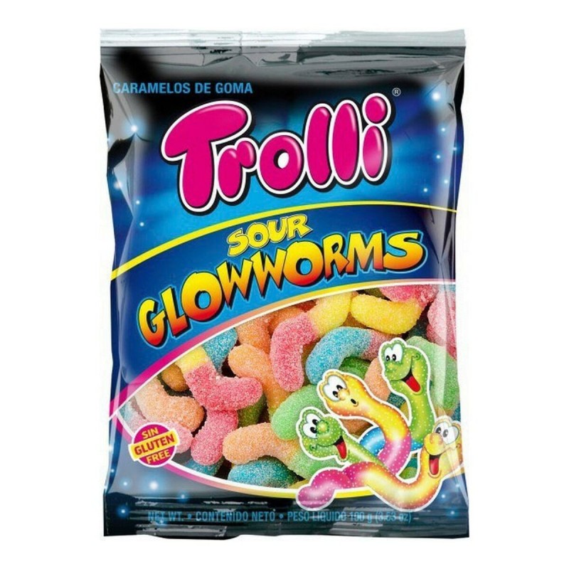 Confiseries Trolli GlowWorms (100 g) - Acheter à 1,11 € seulement chez Collector's Boutique