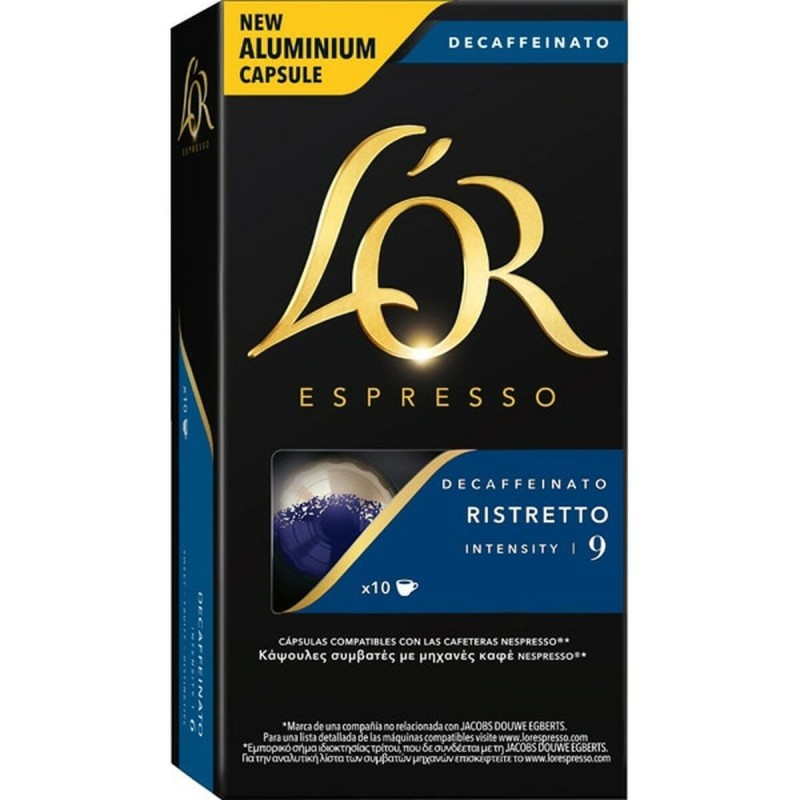 Capsules de café L'Or Ristretto Décaféiné 20 Capsules - Acheter à 8,36 € seulement chez Collector's Boutique