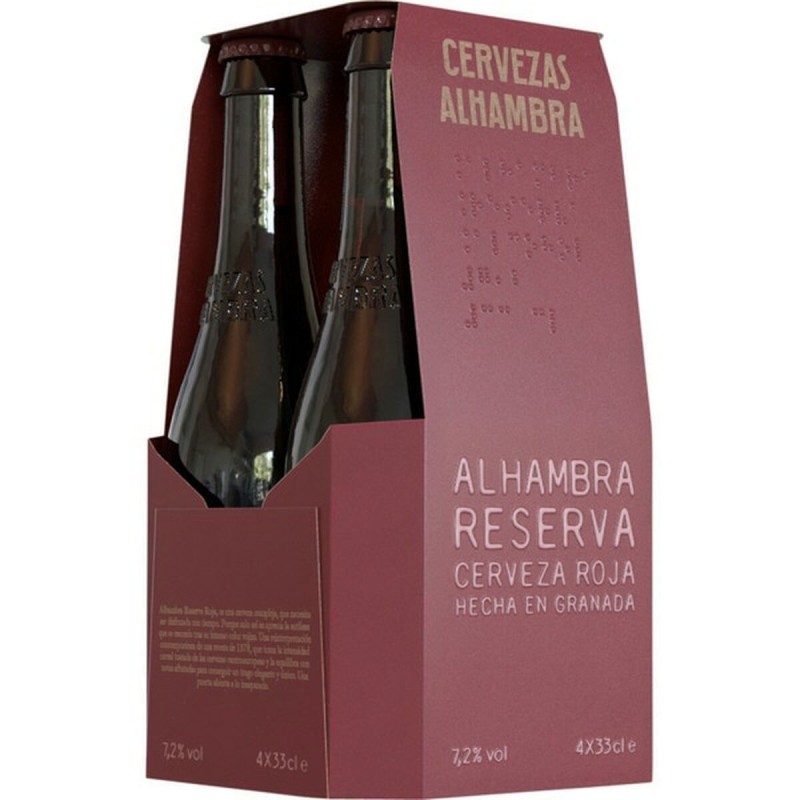 Bière Alhambra 4 x  330 ml Rouge - Acheter à 6,47 € seulement chez Collector's Boutique