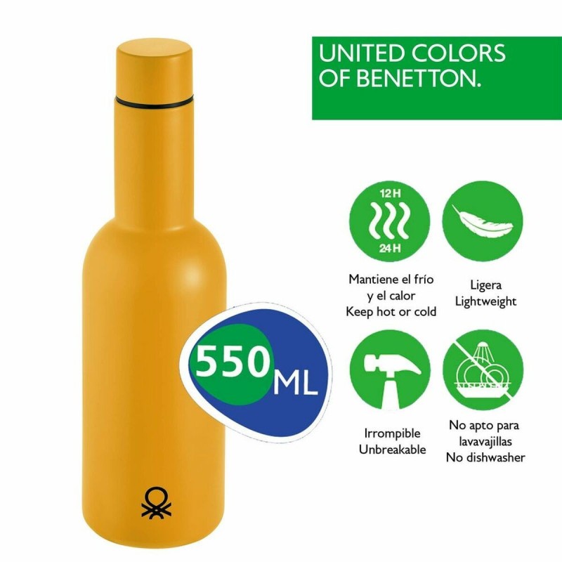 Thermos Benetton BE254 Acier inoxydable (550 ml) - Acheter à 11,16 € seulement chez Collector's Boutique