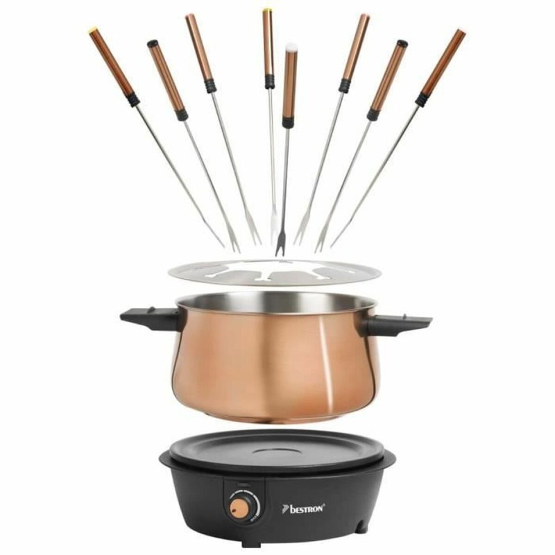 Appareil à Fondue en Inox Bestron AFD850CO 1,5 L 1200 W - Acheter à 62,56 € seulement chez Collector's Boutique