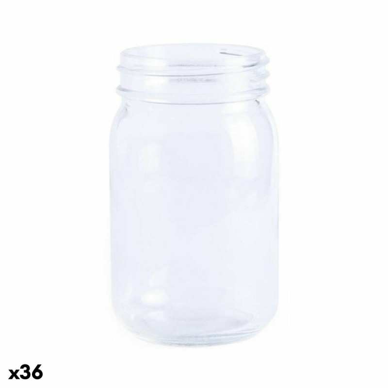 Bocal en Verre Transparent Top Can Cap 145733 (450 ml) (36 Unités) - Acheter à 22,21 € seulement chez Collector's Boutique