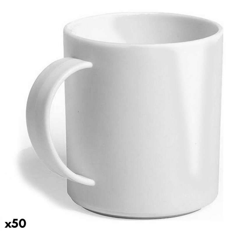 Tasse 146706 Blanc (350 ml) (50 Unités) - Acheter à 39,86 € seulement chez Collector's Boutique