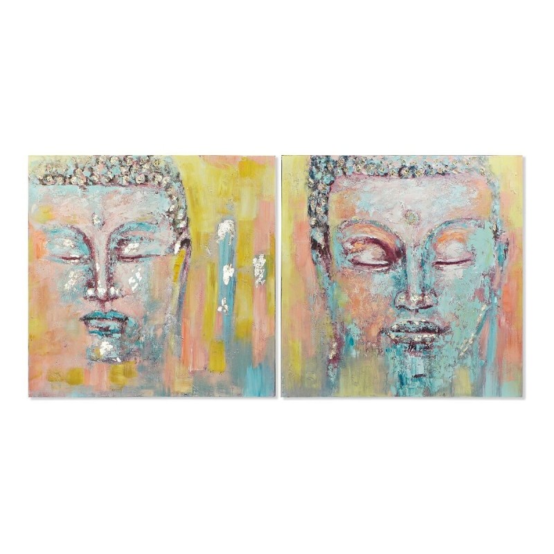 Cadre DKD Home Decor Buda Buda Oriental (100 x 3,5 x 100 cm) (2 Unités) - Acheter à 117,97 € seulement chez Collector's Boutique