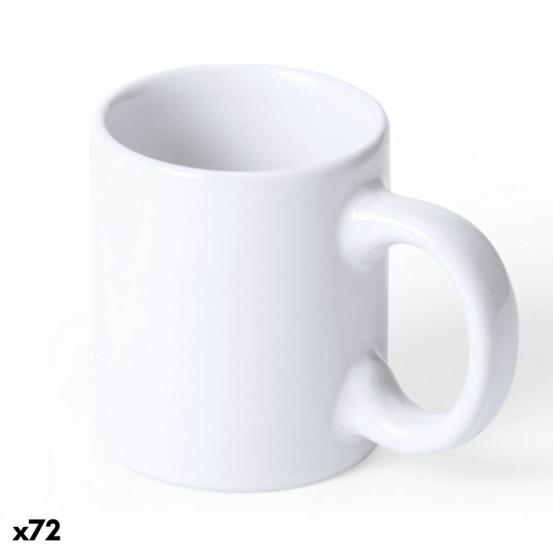 Tasse en Céramique 145194 Blanc (80 ml) (72 Unités) - Acheter à 66,97 € seulement chez Collector's Boutique