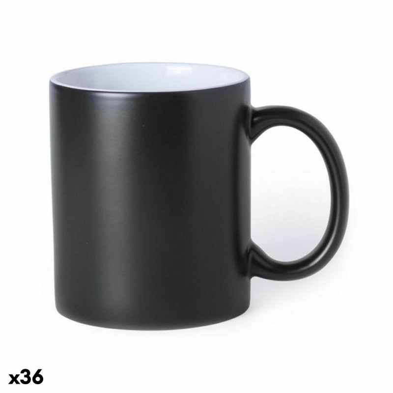 Tasse en Céramique 145837 Bicolore Noir (350 ml) (36 Unités) - Acheter à 100,88 € seulement chez Collector's Boutique