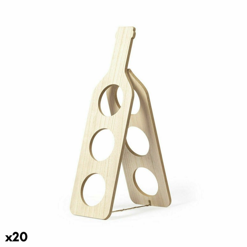 Porte-bouteilles Pliable 141274 Bois (20 Unités) - Acheter à 116,89 € seulement chez Collector's Boutique