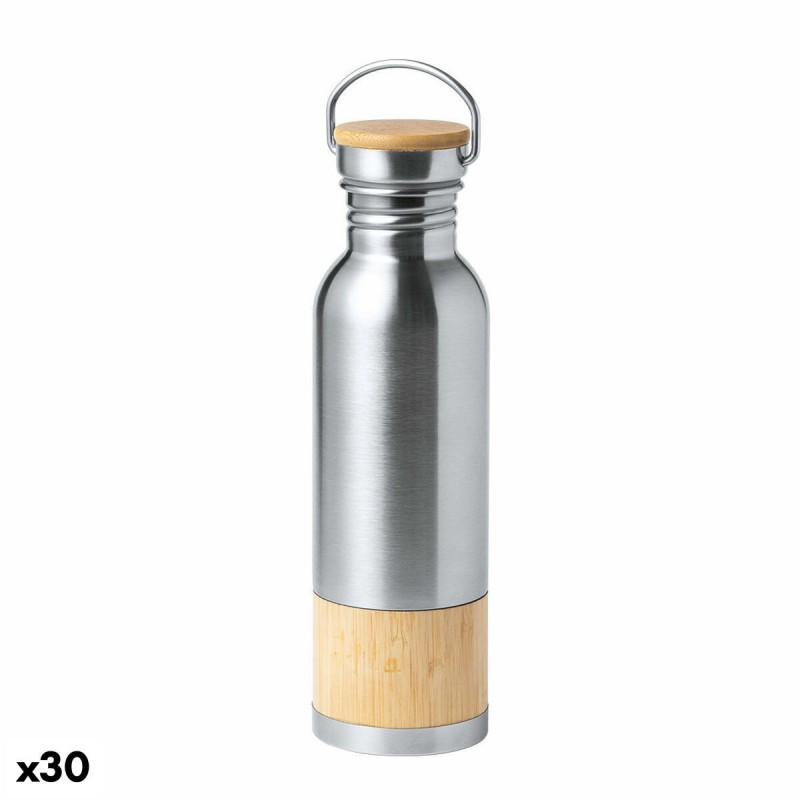 Bidon en Aluminium 141476 Acier inoxydable (800 ml) (30 Unités) - Acheter à 204,32 € seulement chez Collector's Boutique