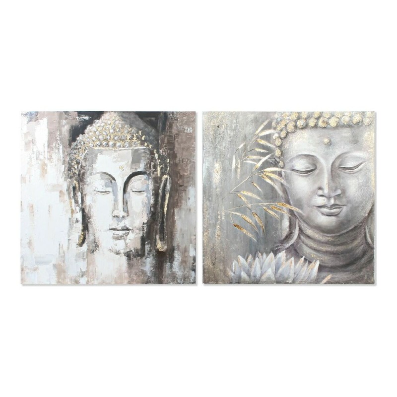 Cadre DKD Home Decor Buda Buda Oriental (100 x 3,8 x 100 cm) (2 Unités) - Acheter à 170,48 € seulement chez Collector's Boutique