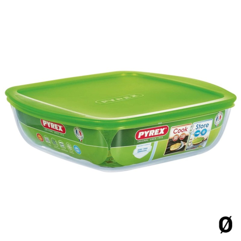 Boîte à lunch Pyrex C&S Transparent Verre Borosilicaté - Acheter à 13,07 € seulement chez Collector's Boutique