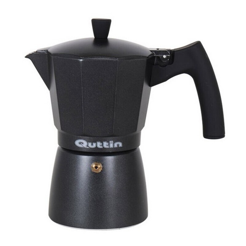 Cafetière Italienne Quttin Darkblack Induction Noir - Acheter à 17,46 € seulement chez Collector's Boutique