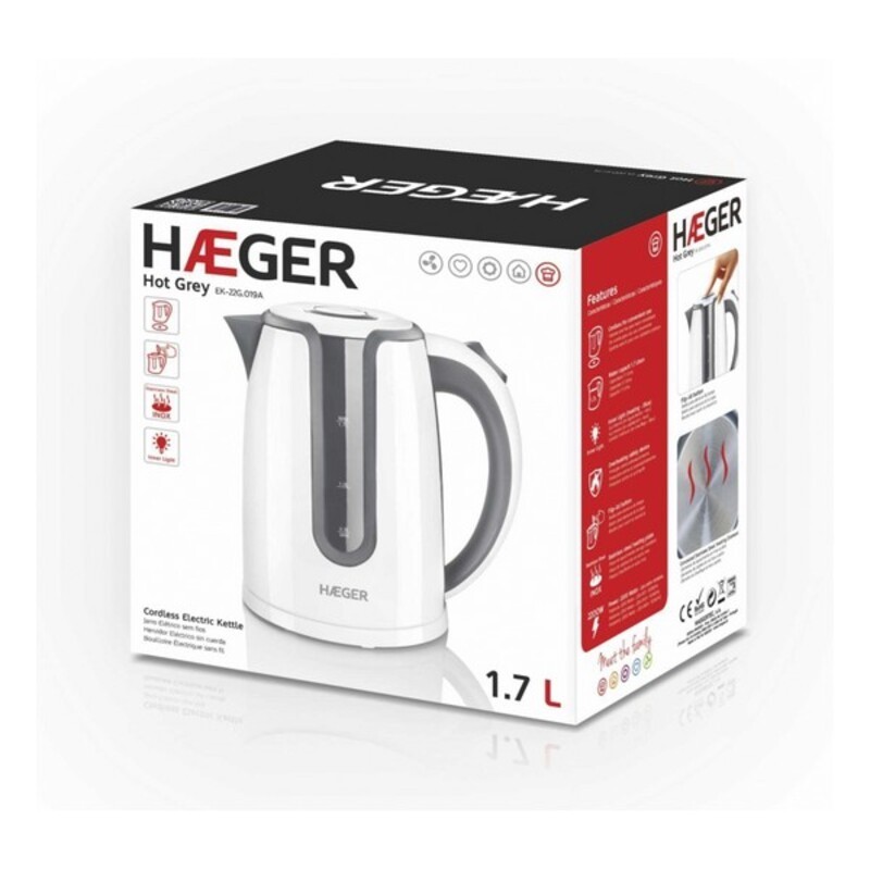 Bouilloire Haeger Hot 1,7 L 2200W - Acheter à 21,30 € seulement chez Collector's Boutique