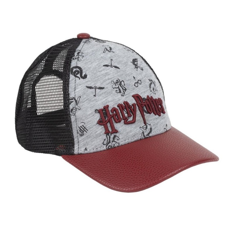 Casquette enfant Harry Potter Bordeaux Gris (53 cm) - Acheter à 8,64 € seulement chez Collector's Boutique