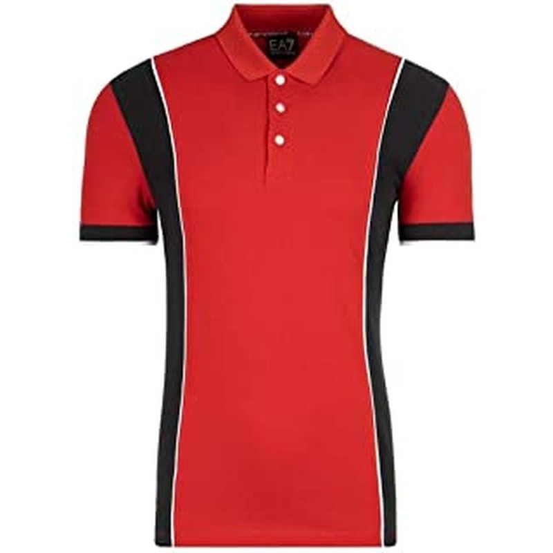 Polo à manches courtes homme Armani Jeans 3GPF81 PJ61Z C1450 Rouge Coton (M) - Acheter à 54,54 € seulement chez Collector's Bout